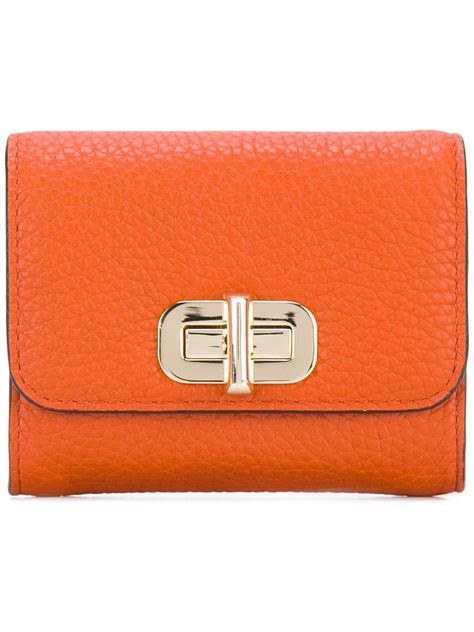 michael kors orange wallet|michael kors wallets for women.